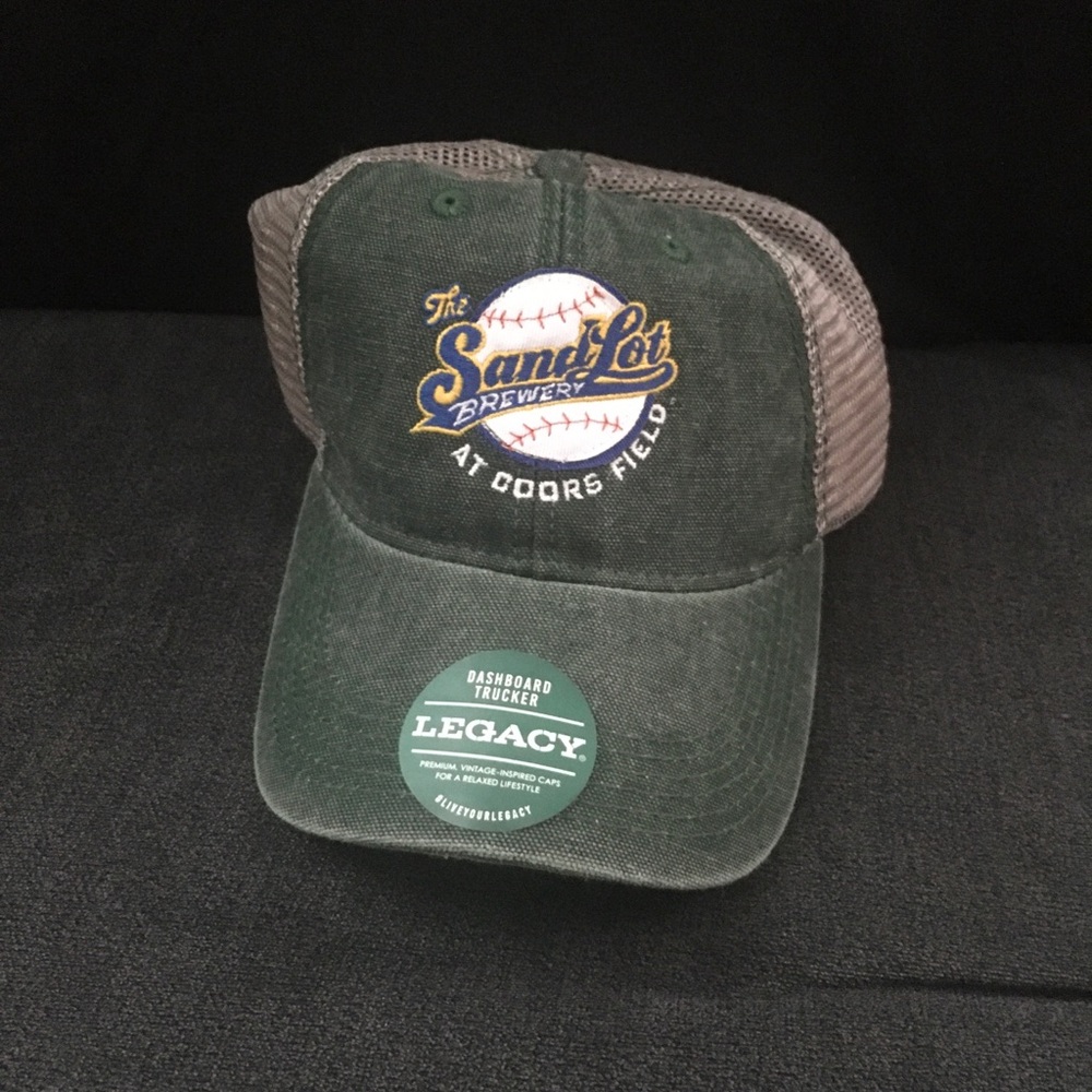 Legacy Green and Gray Mesh Trucker Hat